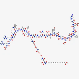 Chemical Structure Depiction of Semaglutide Chemical Structure Depiction of Semaglutide
